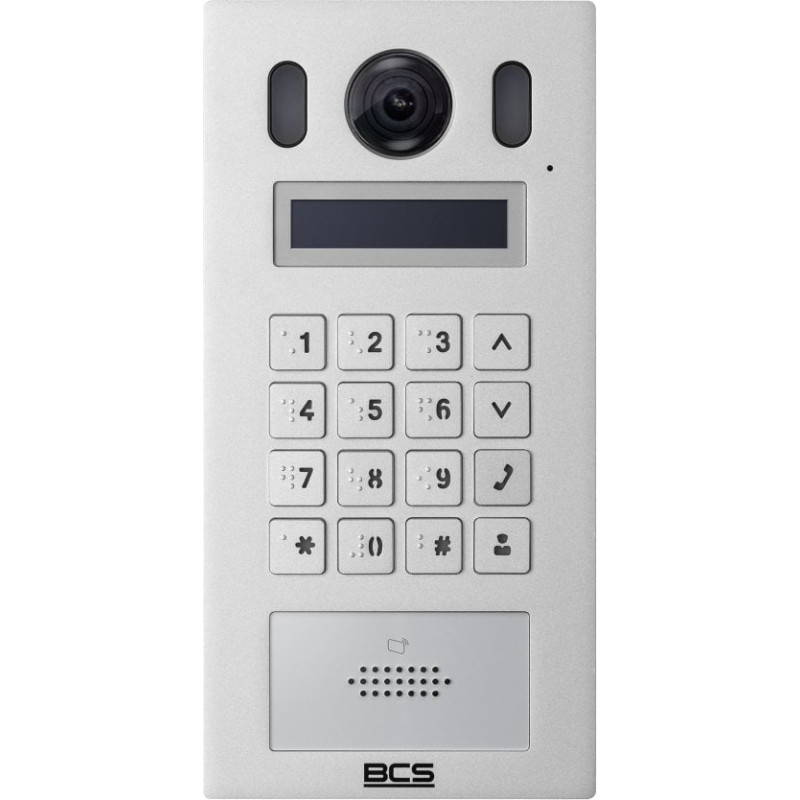 BCS Panel zewnętrzny IP wielorodzinny z kamerą BCS-PAN9211S-S