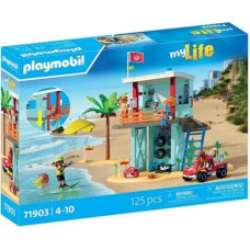 Playmobil Zestaw z figurkami My Life 71903 Wieża ratownicza i plażowy samochód buggy