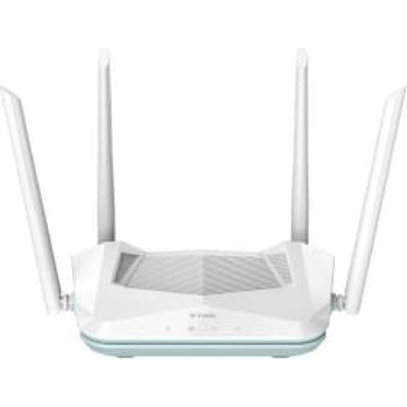 D-Link AX1500 Smart Router R15	 802.11ax, 1200+300  Mbit/s, 10/100/1000 Mbit/s, Ethernet LAN (RJ-45) ports 3, Mesh Support Yes, MU-MiMO Yes, Antenna type 4xExternal