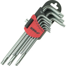 Dedra Klucze torx długie T10-T50 zestaw 9szt, CRV