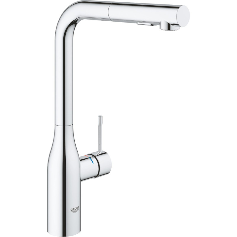 Grohe Virtuvės plautuvės maišytuvas su ištraukiama žarna Grohe Essence, 30270000, chromas