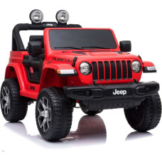 Super-Toys JEEP WRANGLER RUBICON MIĘKKIE KOŁA, MIĘKKIE SIEDZENIE, 4x4, PEŁNA OPCJA - LAKIER/DK-JWR555