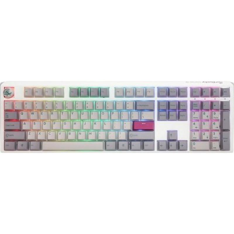 Ducky Klawiatura Ducky Ducky One 3 Mist Grey Gaming Keyboard, RGB LED - MX-Red (US)