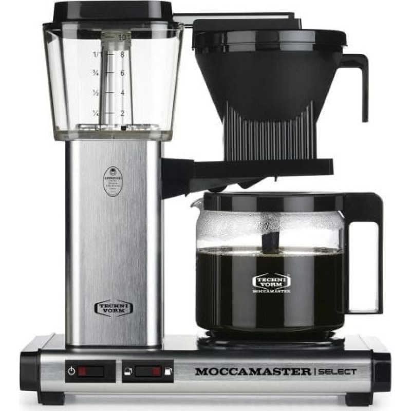 Moccamaster Ekspres przelewowy Moccamaster KBG 741 Select Srebrny