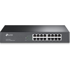 Tp-Link TL-SF1016DS network switch Fast Ethernet (10/100) Black