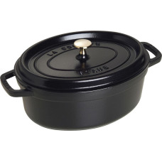 Staub Garnek żeliwny owalny 4.2l czarny