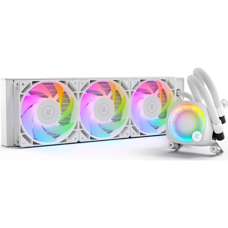 Ek Water Blocks Chłodzenie wodne EK Water Blocks EK-Nucleus AIO CR360 Lux D-RGB Białe