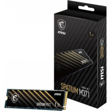 MSI SSD|MSI|SPATIUM M371|1TB|M.2|PCIE|NVMe|3D NAND|Write speed 1700 MBytes/sec|Read speed 2350 MBytes/sec|2.15mm|TBW 210 TB|MTBF 1500000 hours|S78-440L870-P83