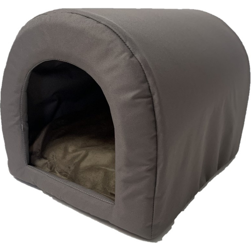 Go Gift Dog and cat cave bed - taupe - 40 x 33 x 29 cm