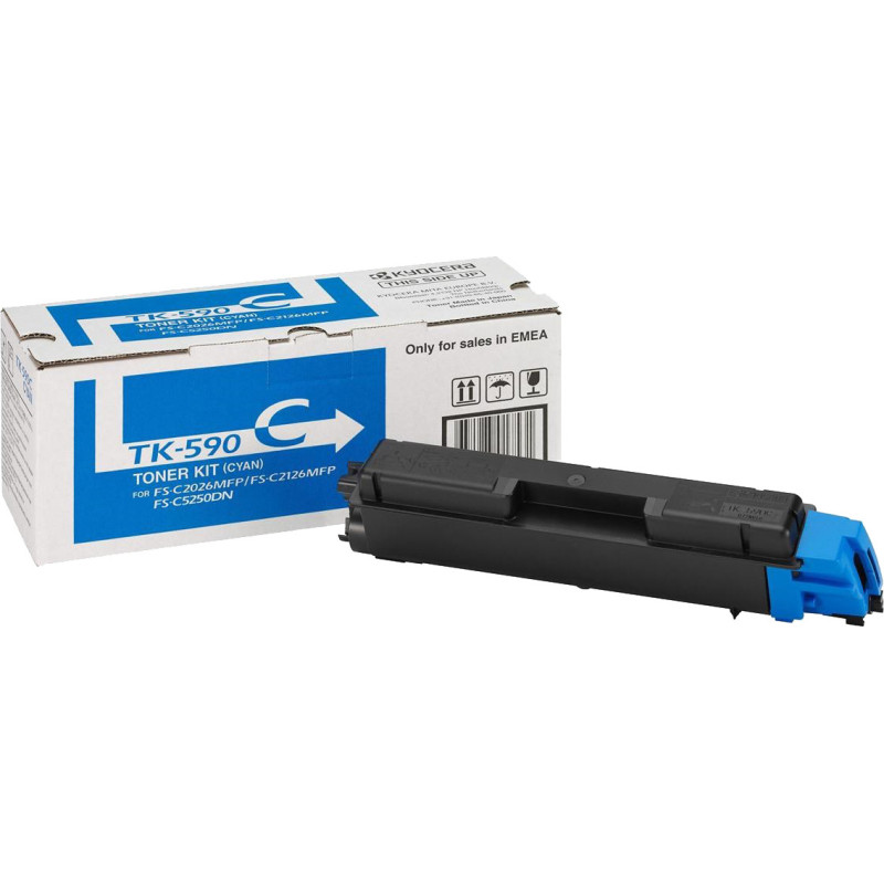 Kyocera toner cartridge TK-590C, cyan