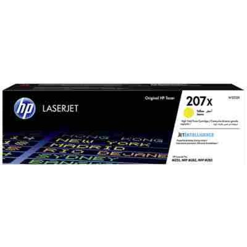 HP 207X LaserJet Toner Cartridge 3150 Pages Yellow W2212X