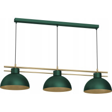 Noname Luminex Estate 4371 lampa wisząca zwis 3x15W E27 zielona/złota