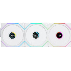 Lian Li Wentylator Lian Li UNI FAN TL Wireless LCD 120 Reverse Blade 3-pack biały (12RTLLCD1W3W)