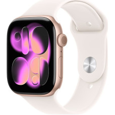 Apple Watch 11 GPS 46mm Sport Band M/L, rose gold/light blush (MEV74ET/A)