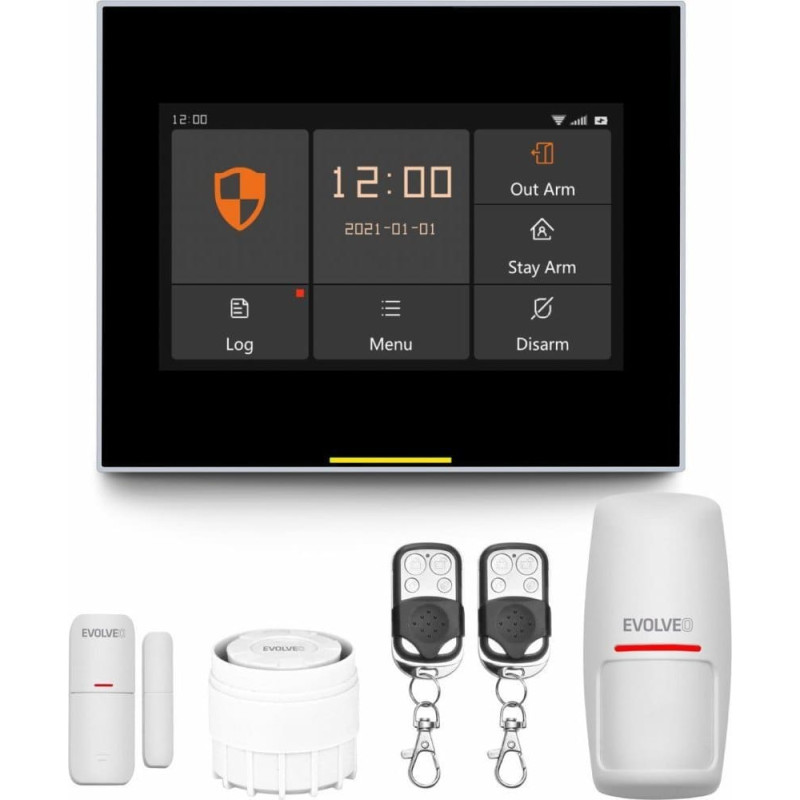 Evolveo EVOLVEO Alarmex Pro, chytrý bezdrátový Wi-Fi/GSM alarm