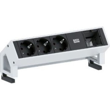 Bachmann Listwa zasilająca Bachmann Bachmann DESK 2 902.200 - black / white, 1x custom module, 2 power strip