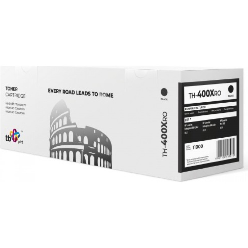 Tb Print Toner for HP ENTER 551 Black TH-400XRO remanufactured new OPC