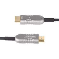 Startech .com 100ft (30.4m) HDMI 2.1 Hybrid Active Optical Cable (AOC), CMP, Plenum Rated, 8K Ultra High Speed HDMI Fiber Optic Cable, 48Gbps, 8K 60Hz/4K 120Hz, HDR10+/FRL/TMDS/eARC - CMP In Wall HDMI 2.1/2.0 Cord (8K-A-100F-HDMI-CABLE) - Ultra High S