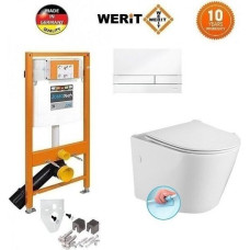 Werit Potinkinis WC komplektas WERIT + Sapho Paco RIMLESS 174-91100900-00+PZ1012R