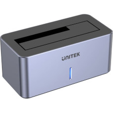 Unitek S1304A storage drive docking station USB 3.2 Gen 1 (3.1 Gen 1) Type micro-B Grey