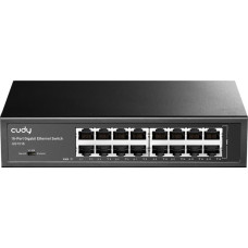 Cudy GS1016 network switch Gigabit Ethernet (10/100/1000) Black