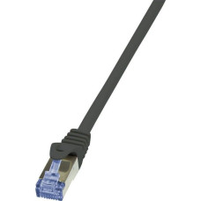 Logilink Patchcord CAT6A, S/FTP, AWG26, PIMF, 50m, czarny (CQ4143S)