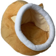 Go Gift cat bed - yellow-white - 40x45x34 cm