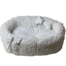 Go Gift Cocard white XL - pet bed - 65 x 60 x 18 cm