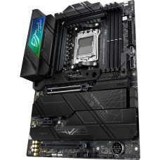 Asus | ROG STRIX X670E-F GAMING WIFI | Processor family AMD | Processor socket AM5 | DDR5 DIMM | Memory slots 4 | Supported hard disk drive interfaces 	SATA, M.2 | Number of SATA connectors 4 | Chipset  AMD X670 | ATX