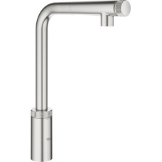 Grohe Virtuvinis maišytuvas su ištraukiamu dušeliu Grohe Minta Smartcontrol, 31613DC0, nerūd. plienas