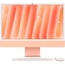 Apple iMac Z1EW 59,62cm 23,5Zoll Standardglas M4 10C CPU/10C GPU/16C N.E. 16GB 512GB SSD Gbit Eth MM NumKey TID DE Orange