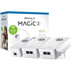 Devolo Adapter powerline Devolo devolo Magic 2 WiFi next Multiroom Kit, Powerline (3 adapters)