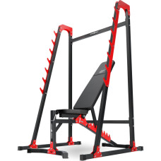 Marbo Sport Komplekts MH24 | Adjustable bench with adapter MH-L115 + Multi rack MH-S204 - Marbo Sport