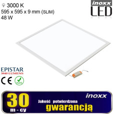 Nvox Panel led 60x60 48w lampa sufitowa kaseton 3000k ciepły