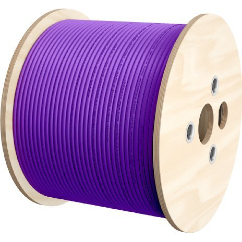 Alantec Kabel F/UTP kat.6 LSOH Dca 4x2x23AWG 500m (FIOLETOWApowłoka) 25 lat gwarancji, badanie jakości laboratorium (USA) (KIF6LSOH500PD)