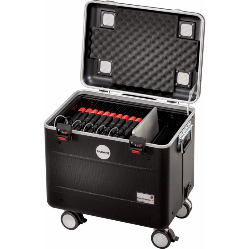 Parat PARAPROJECT Case TC10 EDUCOVER+/KidsCover TwinCharge f�r 10 Tablets bis 25,91cm 10,2Zoll iOS/And/Win Charge Only schwarz