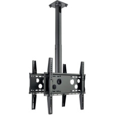 Hagor HAGOR HA DH Duo S Deckenhalter fuer 2x 81-127cm screens back-to-back max VESA 400x400mm max Traglast 2x 35kg Deckenabstand 438-738mm