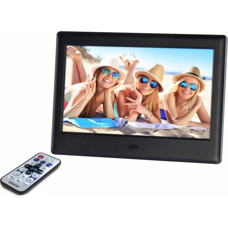 Sencor digital photo frame SDF 782BK, black