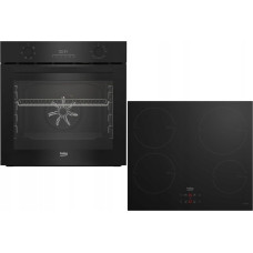 Beko Piekarnik z płytą Beko Zestaw piekarnik i p�yta Beko BBSE 17300B