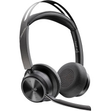 Poly Voyager Focus 2-M USB-C-C Headset USB-C/A Adapter Charging Stand