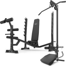 Marbo Sport Komplekts MS41_2.0 | Regulējams sols ar statīviem un negatīvu slīpumu + presētāja bikšturi + kāju spiešana - Marbo Sport