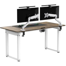 Ultradesk Biurko, elektycznie regulowany, 160x75 cm, 72-118 cm, UPLIFT, z podk�adk� pod mysz XXL, ULTRADESK