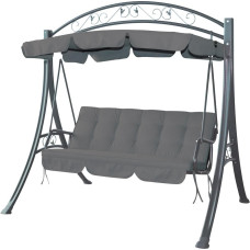 Saska Garden HUŚTAWKA OGRODOWA 3 OSOBOWA BLANCA 195X115X172 CM