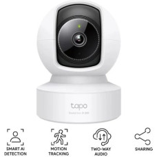 Tp-Link Camera Tapo C222 Wi-Fi Indoor Pan/Tilt Security 2K, 360 Degrees, White EU