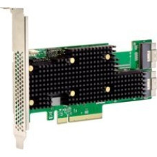 Broadcom Kontroler Broadcom Broadcom HBA 9620-16i - Speichercontroller (RAID) - 16 Sender/Kanal - SATA 6Gb/s / SAS 24Gb/s / PCIe 4.0 (NVMe) - RAID RAID 0, 1, 10 - PCIe 4.0 x8