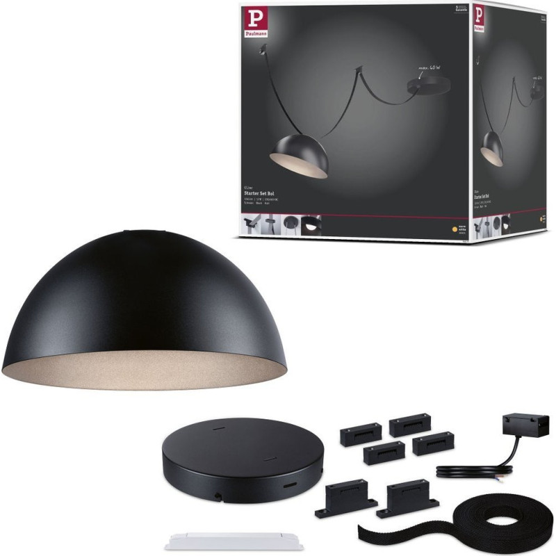 Paulmann Zestaw kompletny systemu ULine BOL z taśmą 5m czarny max.60W 230V/48V czarny / aluminum