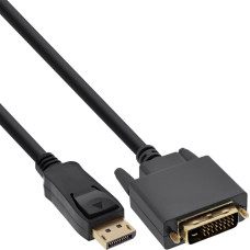 Inline Kabel InLine DisplayPort - DVI-D 2m czarny (B-17112)