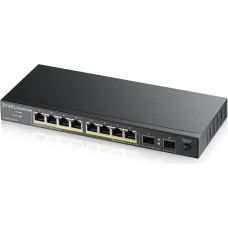 Zyxel GS1100-10HP v2 Unmanaged Gigabit Ethernet (10/100/1000) Power over Ethernet (PoE) Black