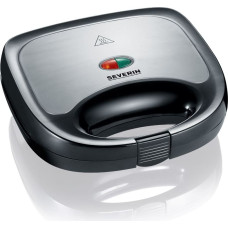 Severin SA 2969 sandwich maker 600 W Black, Stainless steel