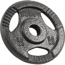 Rebel Active Čuguna atsvaru komplekts 4x2,5kg, 31mm caurums, plāksne ar rokturiem, REBEL ACTIVEČuguna atsvaru komplekts 4x2,5kg, 31mm caurums, plāksne ar rokturiem, REBEL ACTIVE